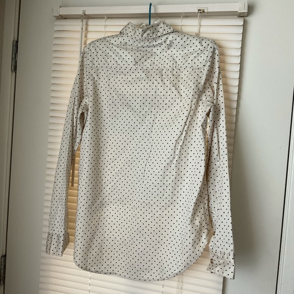 Vans Top blouse Sz M polka dot cotton - Picture 3 of 3